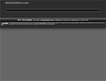 Tablet Screenshot of domaindom.com